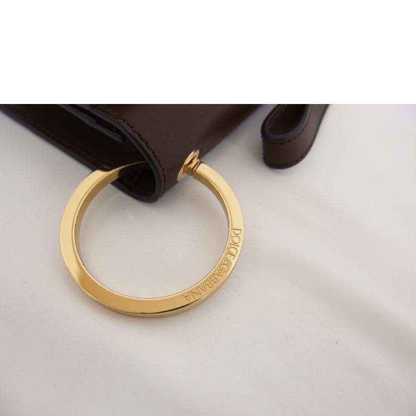 DOLCE&GABBANA ドルチェ&ガッバーナ /2WAYミニショルダーバッグ/ブラウン//ABランク/04