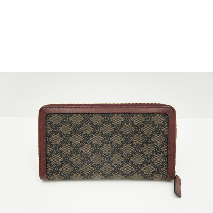 CELINE CELINE /マカダムキャンバスラージジップウォレット/106852DLK//F-GG-1110/ABランク/75