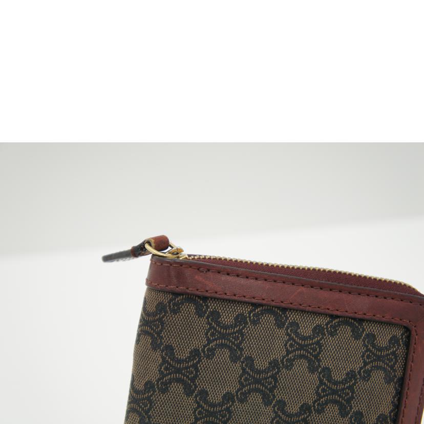 CELINE CELINE /マカダムキャンバスラージジップウォレット/106852DLK//F-GG-1110/ABランク/75