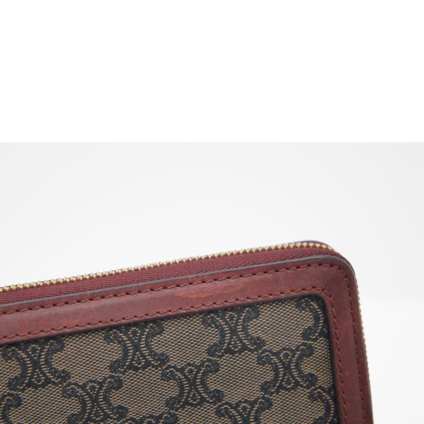 CELINE CELINE /マカダムキャンバスラージジップウォレット/106852DLK//F-GG-1110/ABランク/75