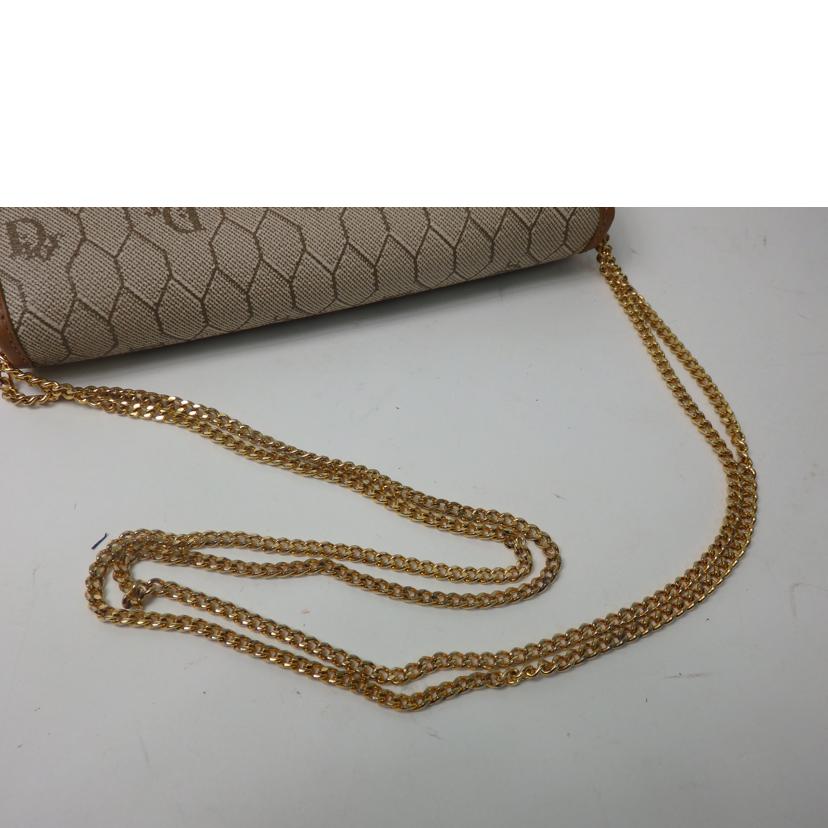 Christian Dior クリスチャンディオール/ディオールロゴ/ハニカム柄/チェーンミニショルダーバッグ//ABランク/84