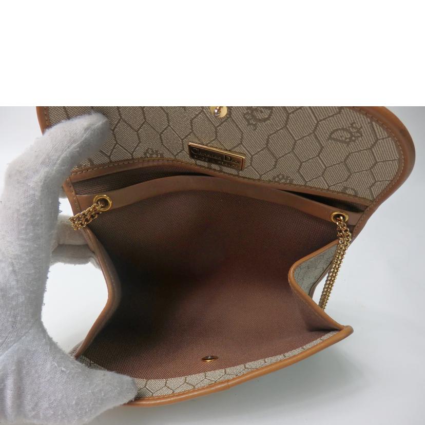 Christian Dior クリスチャンディオール/ディオールロゴ/ハニカム柄/チェーンミニショルダーバッグ//ABランク/84