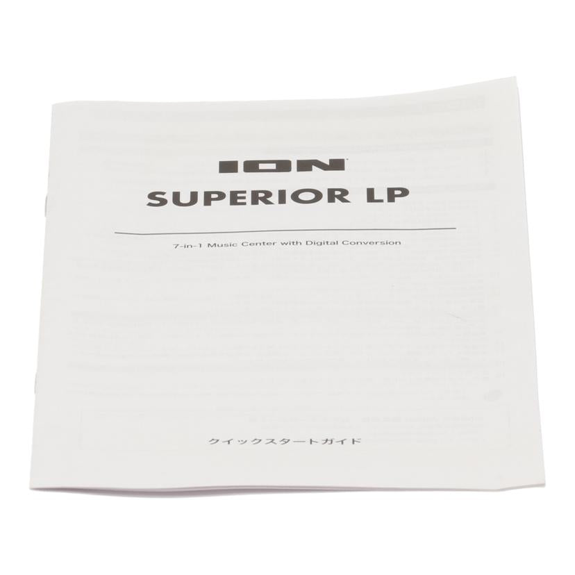 ION アイオン/マルチオーディオプレーヤー/SUPERIOR LP IA-TTS-026//DG2008I84682840/Bランク/81