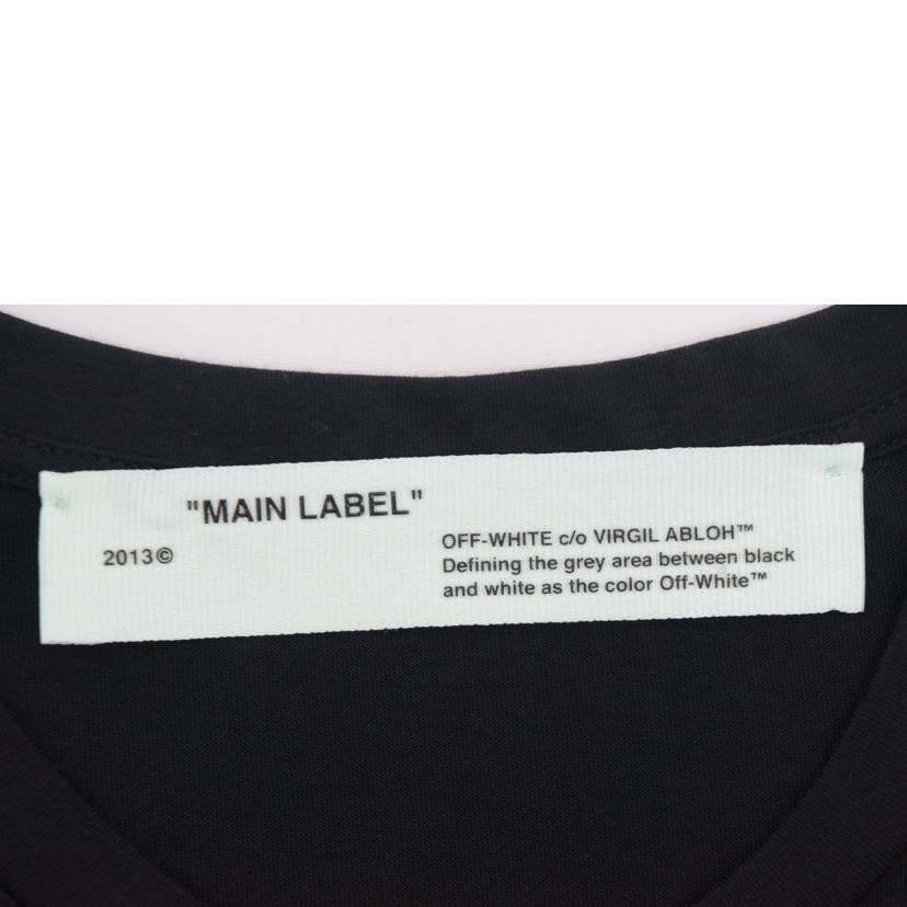 OFF-WHITE オフホワイト/ ワンポイントロゴTシャツ BLK/WHT//ABランク/09