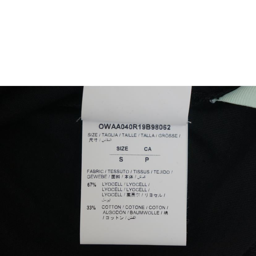 OFF-WHITE オフホワイト/ ワンポイントロゴTシャツ BLK/WHT//ABランク/09