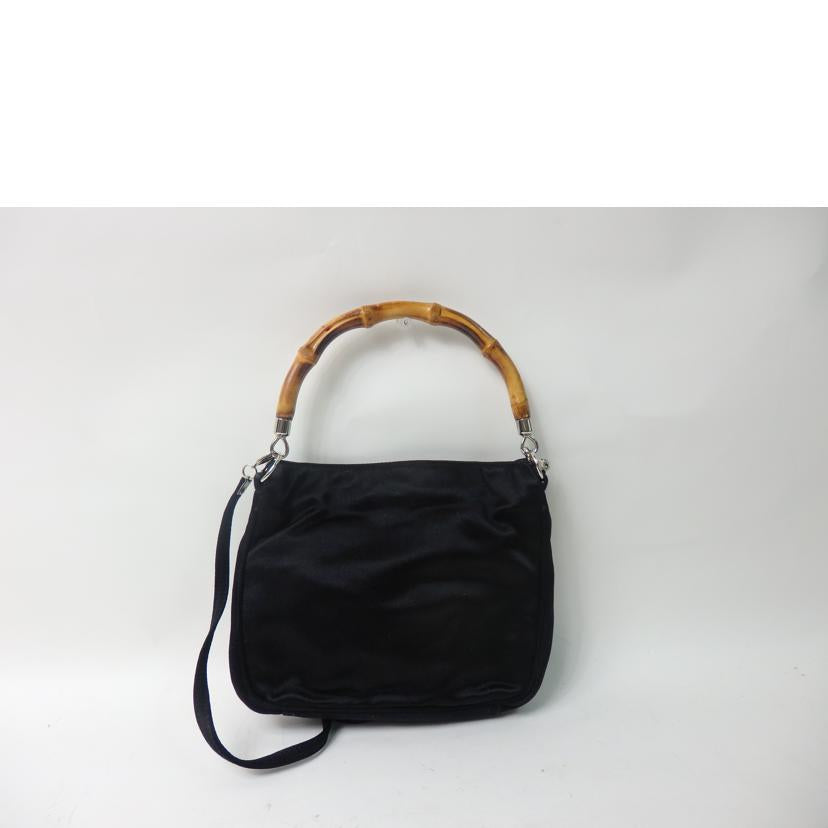 GUCCI グッチ/バンブーサテン2wayミニショルダーバッグ/黒/005 781 0315//Aランク/84