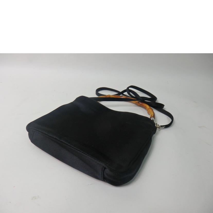 GUCCI グッチ/バンブーサテン2wayミニショルダーバッグ/黒/005 781 0315//Aランク/84