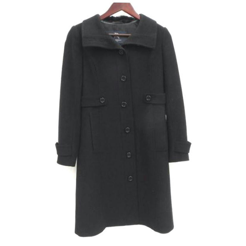 BURBERRY バーバリー/BURBERRY ファ-付きコート黒/B1B34-667-09//ABランク/82