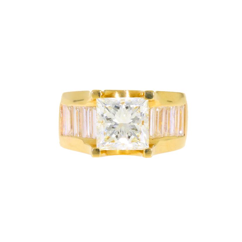 /K18ダイヤリング3.18/1.53ct/12.8g//1.53/3.18ct /ABランク/75