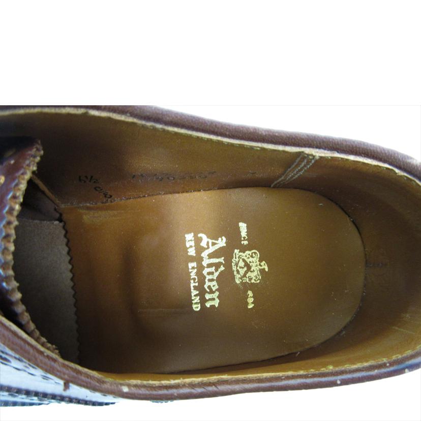 Alden オールデン/内羽根ウイングチップ/フルブローグ/マホガニー/90350//サイズ:6 1/2/SAランク/70