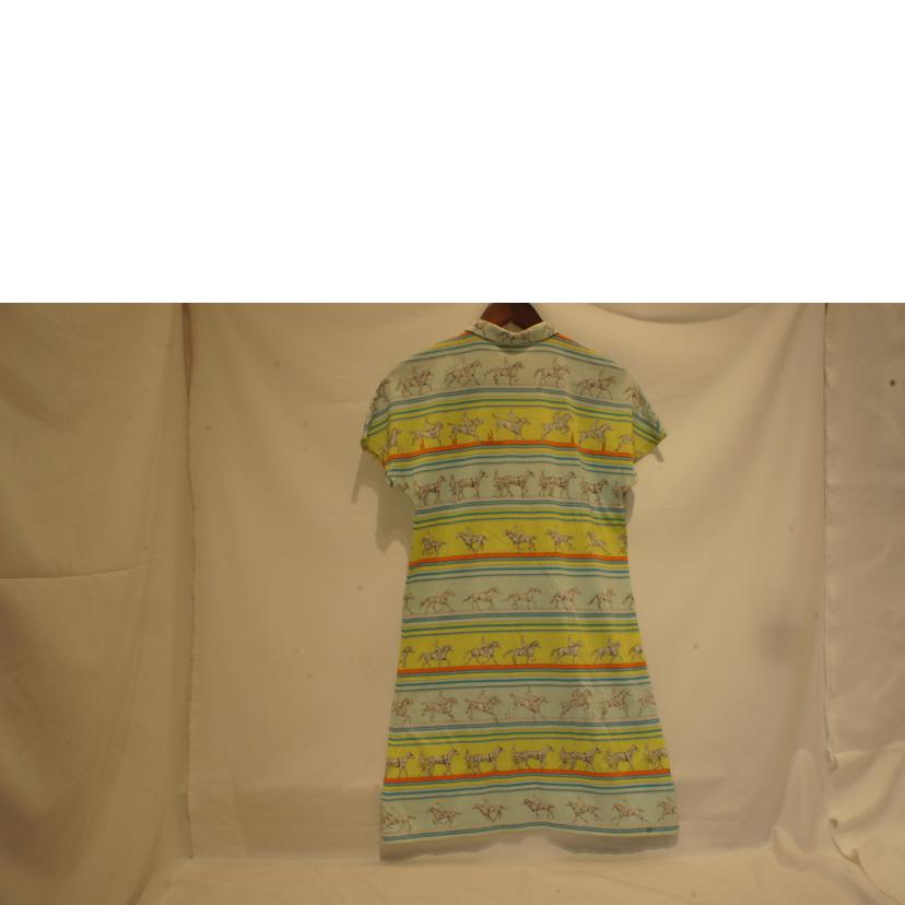 HERMES エルメス/ホース柄シャツワンピース//ABランク/92