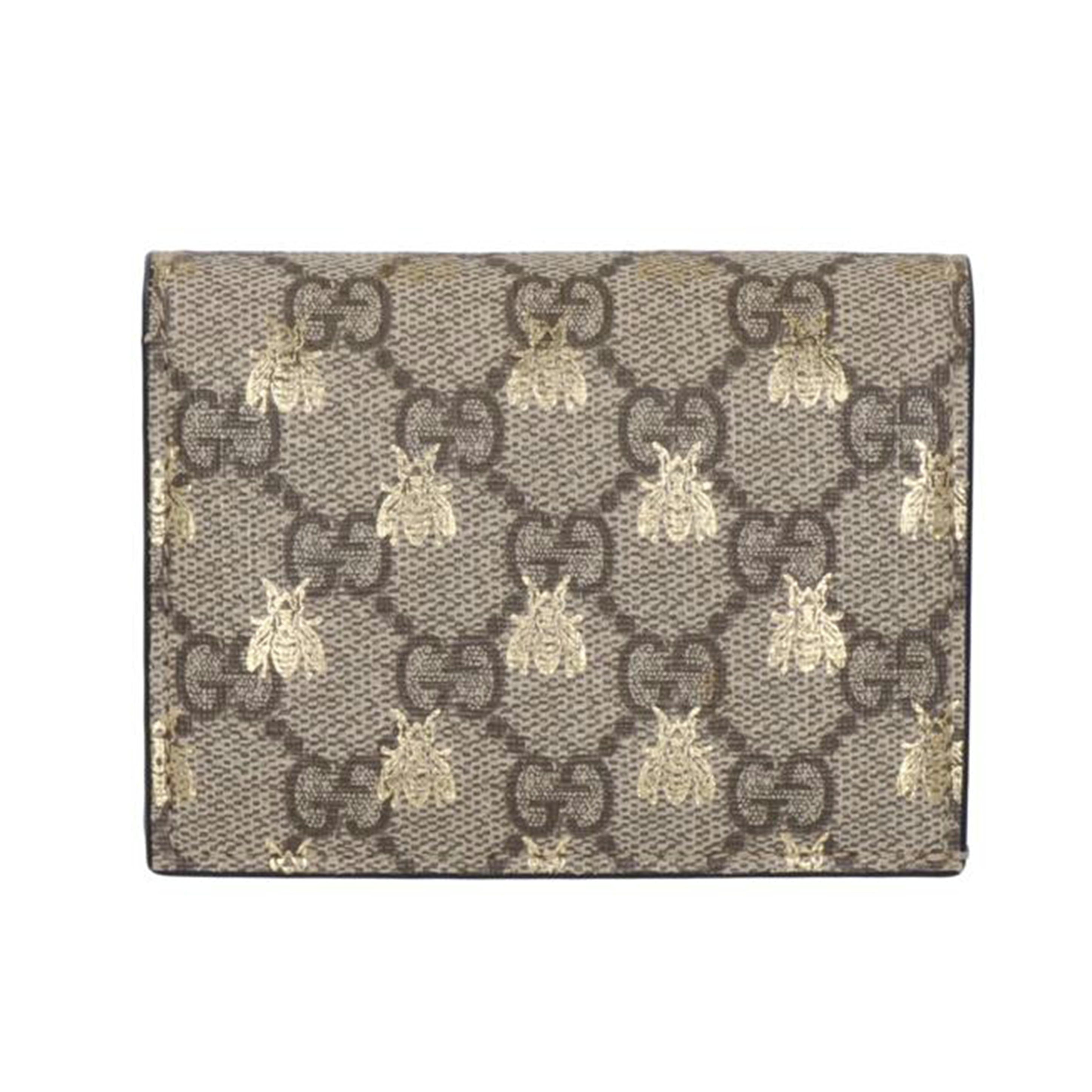 GUCCI グッチ/GGスプリームビーコンパクトウォレット/508757//493***/ABランク/05