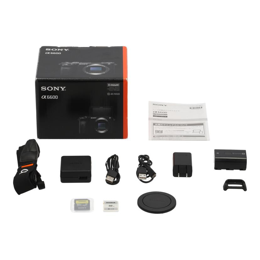 SONY ソニー/ミラーレス一眼レフボディ/α6600//Bランク/78