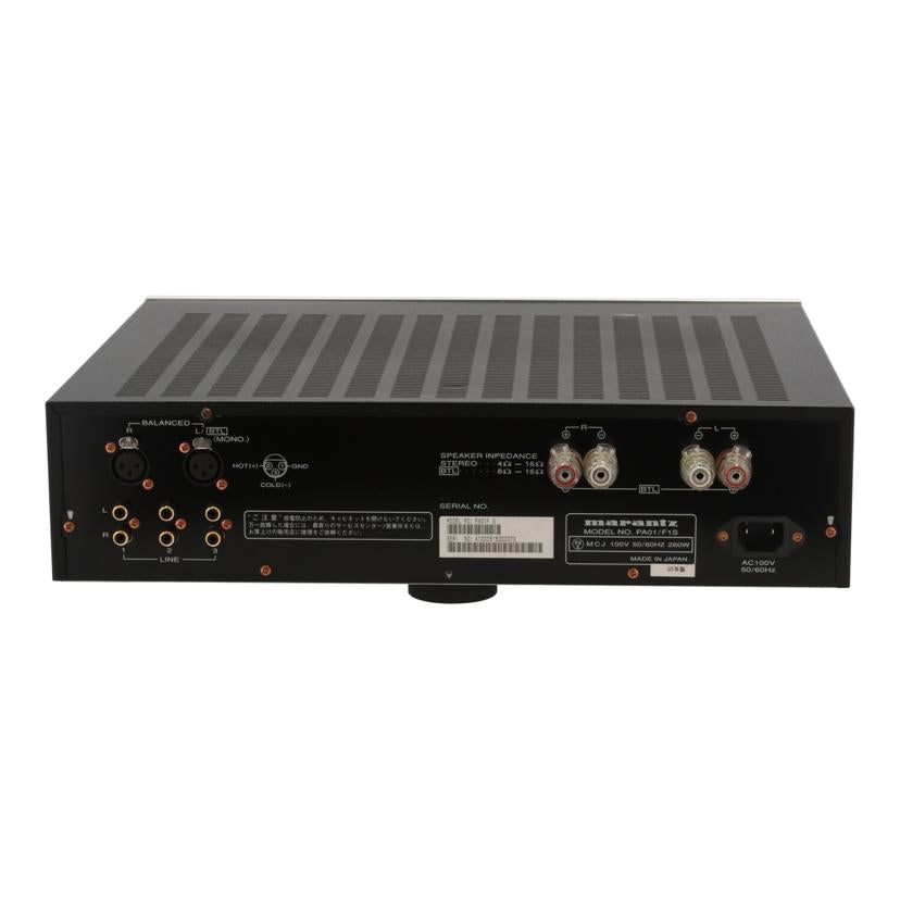 Marantz マランツ/ステレオパワーアンプ/PA01F S//A1000515000073/Aランク/75