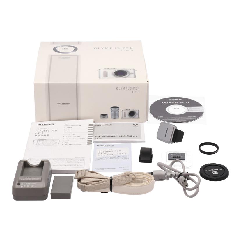 OLYMPUS オリンパス/ミラーレス一眼ダブルズームキット/E-PL8 ダブルズームキット//BHRA70504/Bランク/82