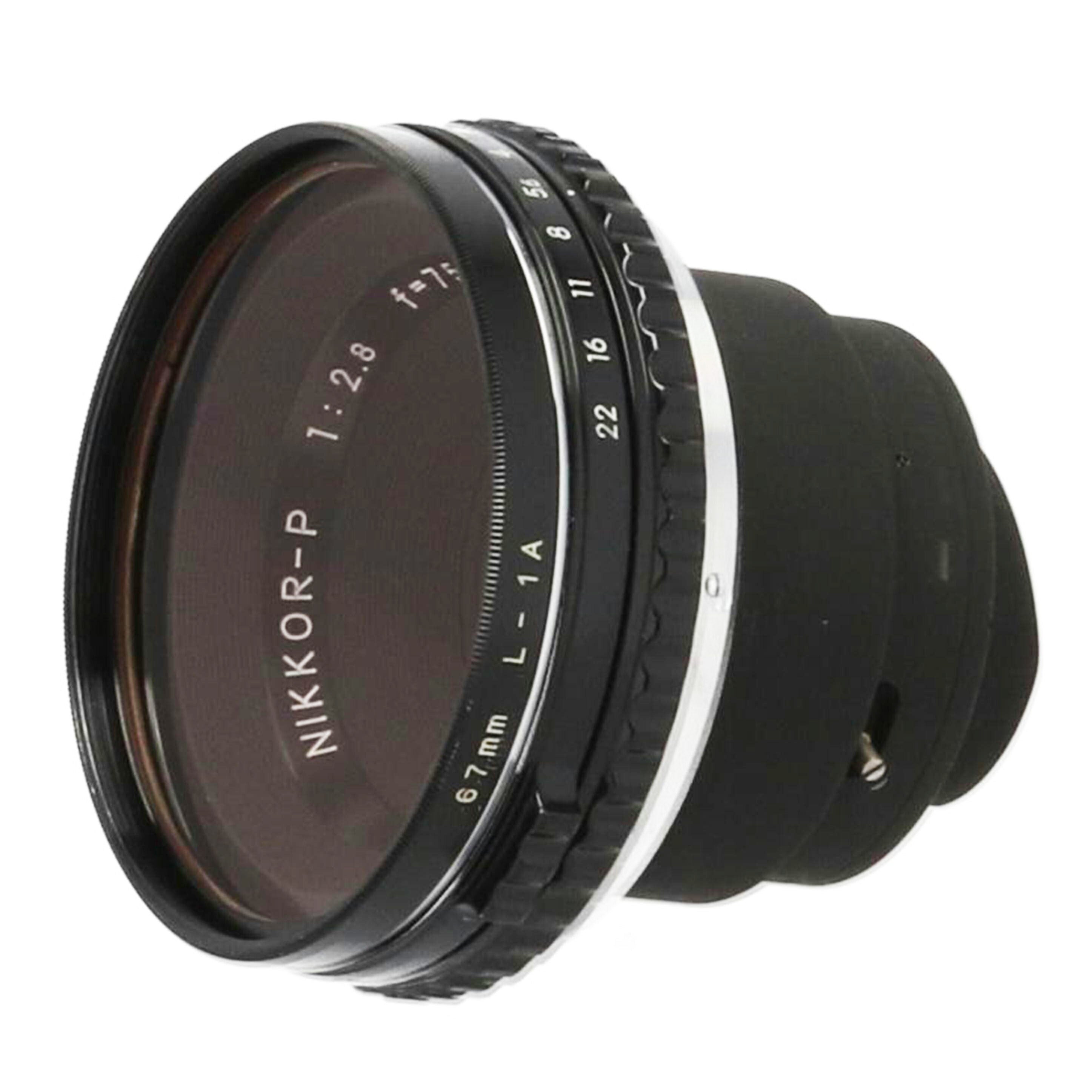 ZENZA BRONICA Nikon ゼンザブロニカ/交換レンズ/中判75mm/NIKKOR-P 75mm F2.8//175348 /Bランク/67