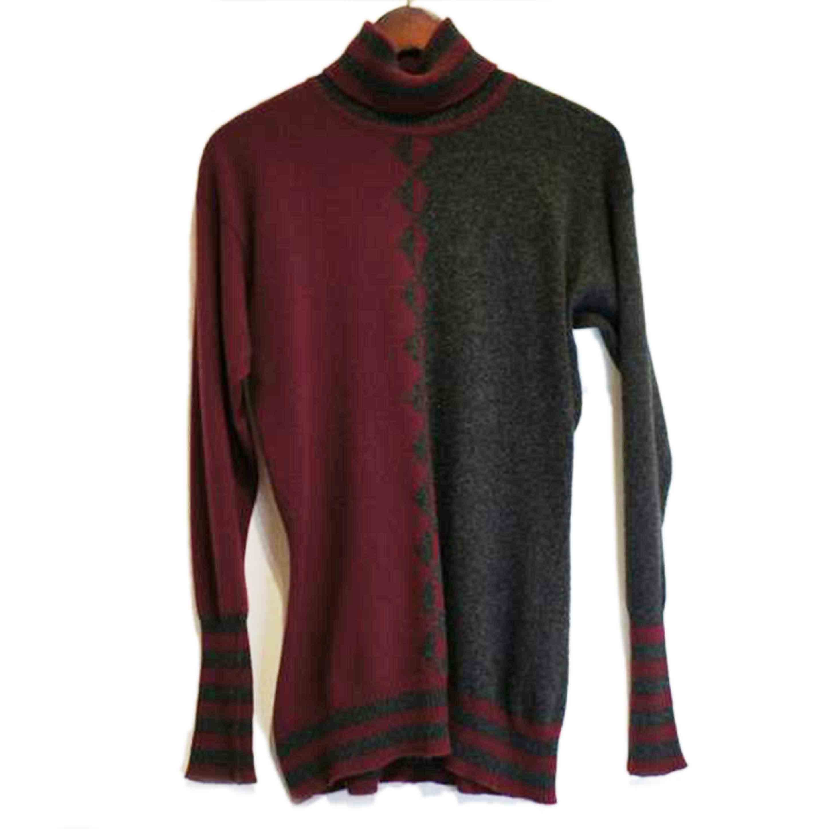 CHANEL シャネル/ウールハイネックセーターバイカラー//ABランク/92