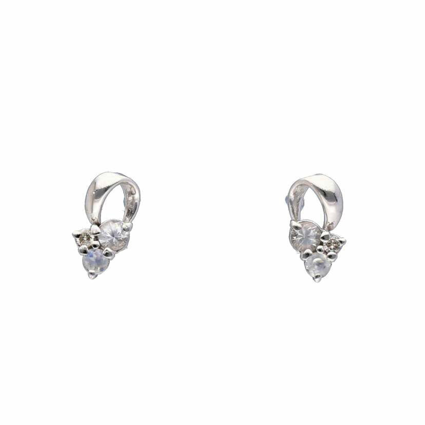 K18WG/K18WGピアス0.01/0.01/1.0//0.01/0.01/Aランク/75