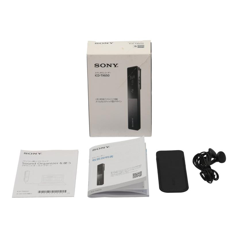 SONY ソニー/ICレコーダー/ICD-TX650//3006825/Bランク/71