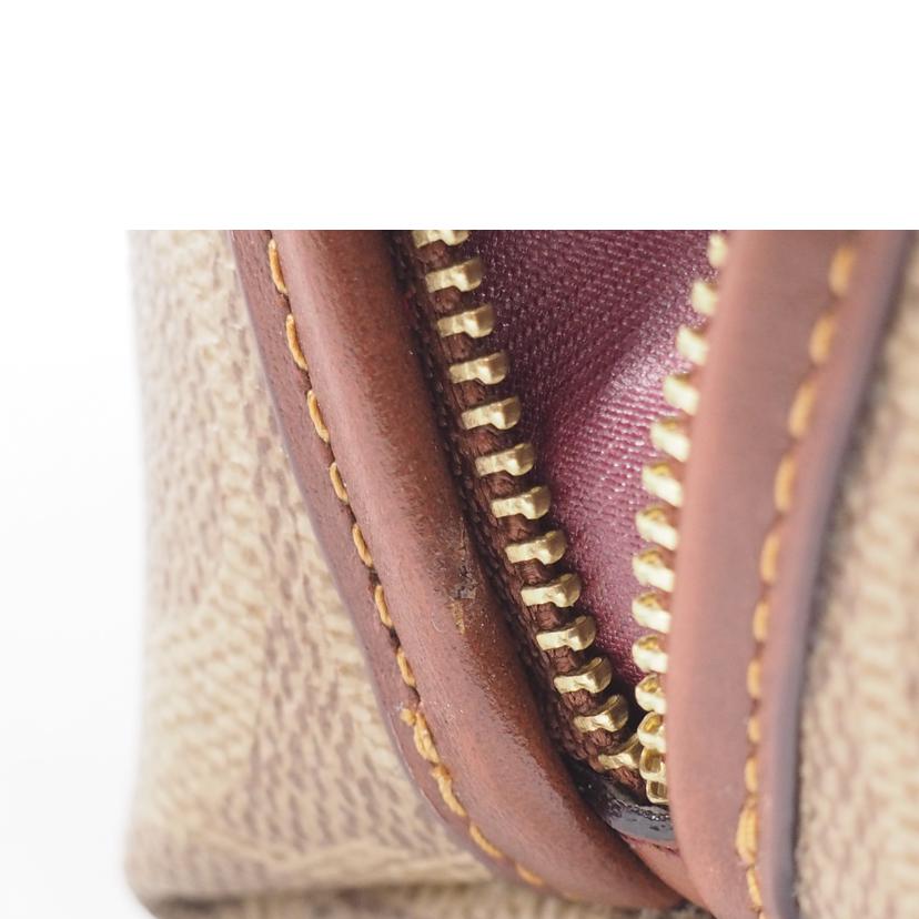 COACH コーチ/コスメポーチ/ジュリエンヌ シグネチャー/茶系/C4196//ABランク/79