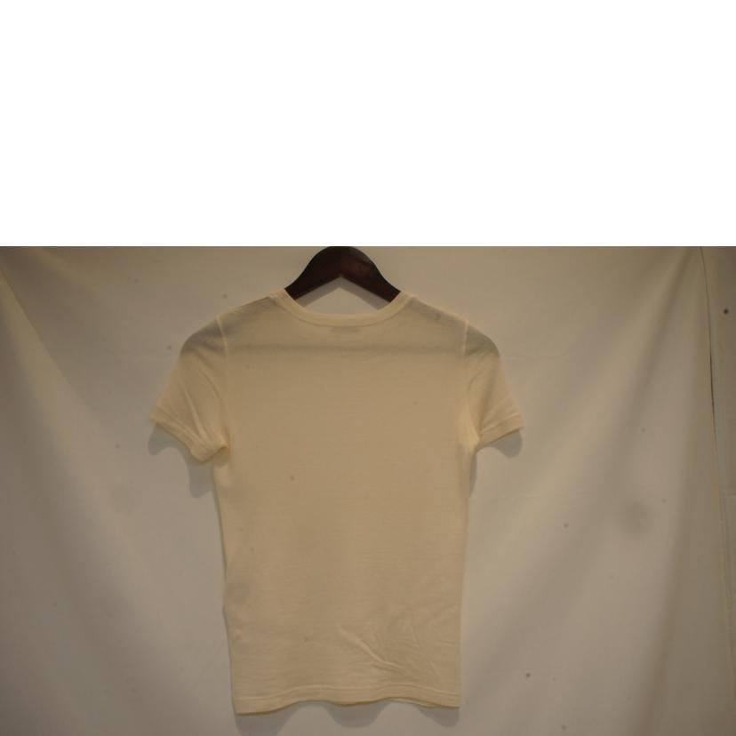 HERMES エルメス/フランス製半袖ニットホワイト//ABランク/92