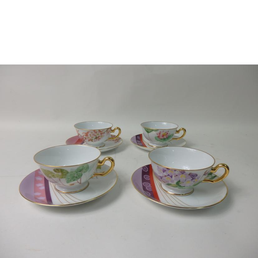 OKURA 大倉陶園/源氏の花/カップ&ソーサー12客セット//SAランク/84