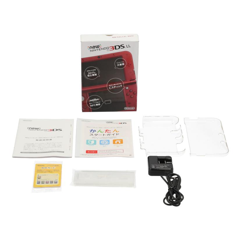 Nintendo 任天堂/New Nintendo 3DS LL 本体/RED-S-RAAA//QJF114255624/Cランク/75