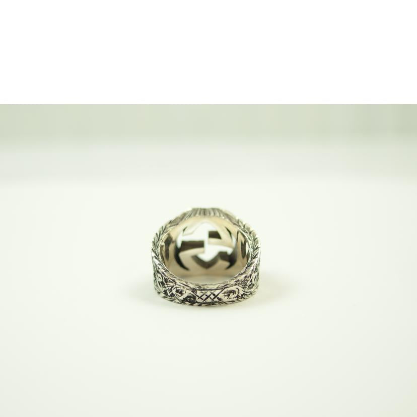 GUCCI グッチ/SV925インターロッキングGGガーデンリング#8.5/455302//2699VI/ABランク/83