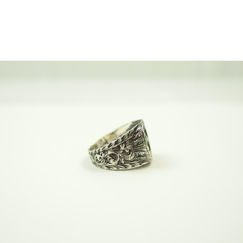 GUCCI グッチ/SV925インターロッキングGGガーデンリング#8.5/455302//2699VI/ABランク/83