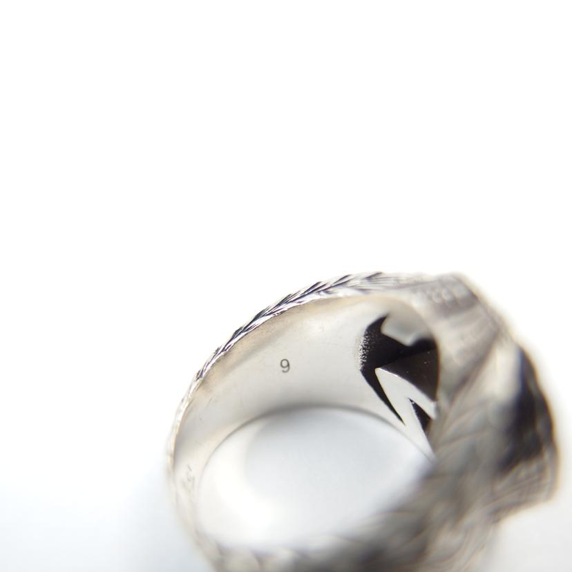 GUCCI グッチ/SV925インターロッキングGGガーデンリング#8.5/455302//2699VI/ABランク/83