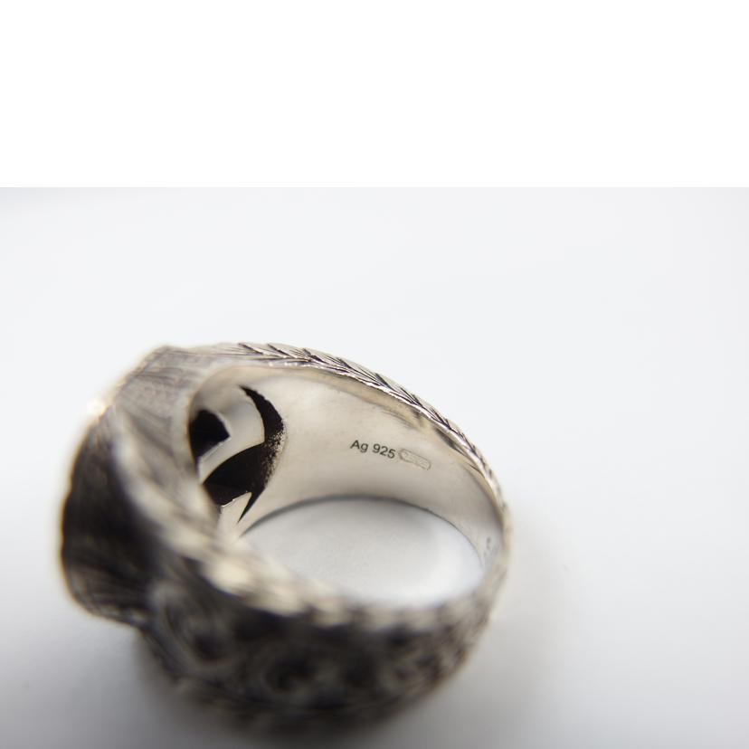 GUCCI グッチ/SV925インターロッキングGGガーデンリング#8.5/455302//2699VI/ABランク/83