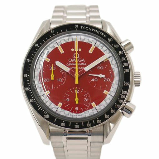OMEGA オメガ 腕時計 自動巻き オートマ 新品仕上済 ミハエル・シューマッハモデル クロノグラフ レッド/スピードマスター・レーシング/シューマッハモデル/3510.61//55261080/Aランク/69