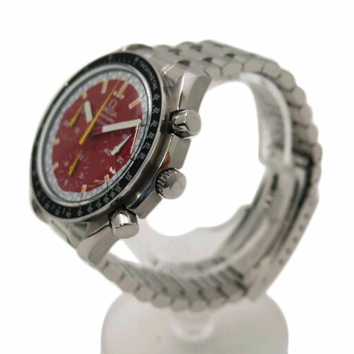 OMEGA オメガ 腕時計 自動巻き オートマ 新品仕上済 ミハエル・シューマッハモデル クロノグラフ レッド/スピードマスター・レーシング/シューマッハモデル/3510.61//55261080/Aランク/69