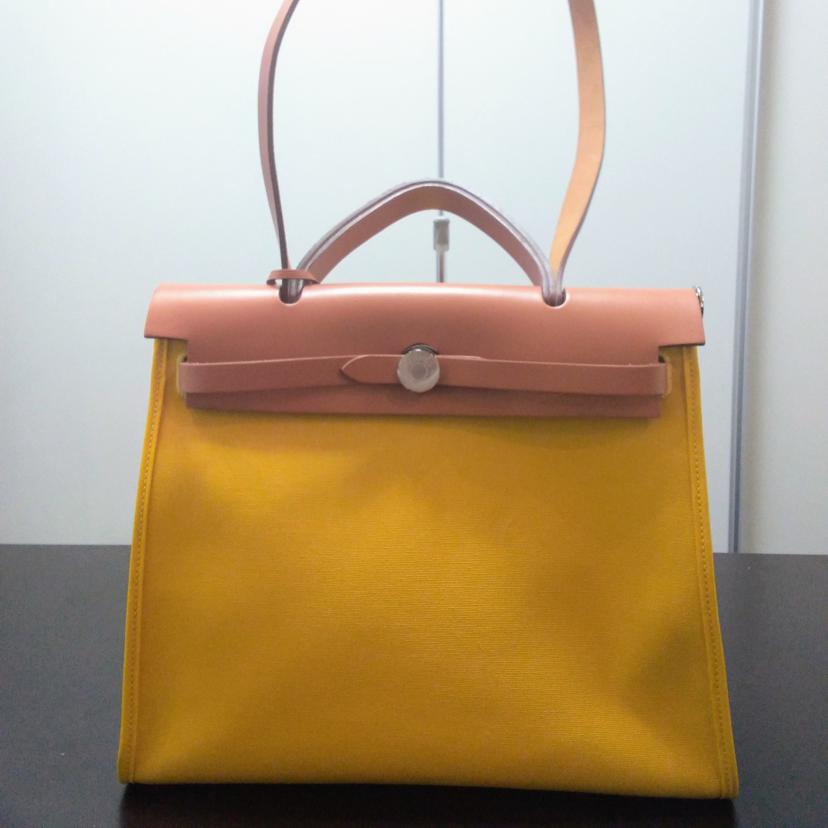 HERMES /エールバッグジップPM/ジョーヌナブル&ベアン//ABランク/15