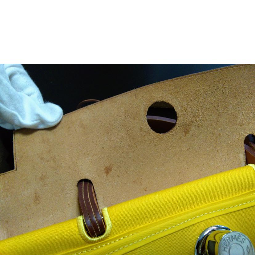 HERMES /エールバッグジップPM/ジョーヌナブル&ベアン//ABランク/15