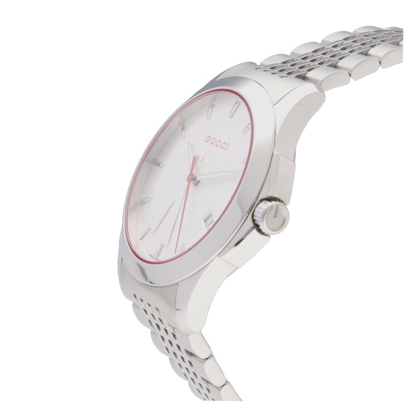 GUCCI グッチ/Gタイムレス・シルバー×レッド/メンズ/クオーツ/YA126422//149*****/Aランク/75