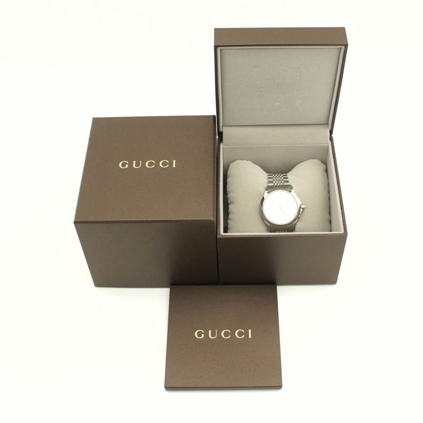 GUCCI グッチ/Gタイムレス・シルバー×レッド/メンズ/クオーツ/YA126422//149*****/Aランク/75