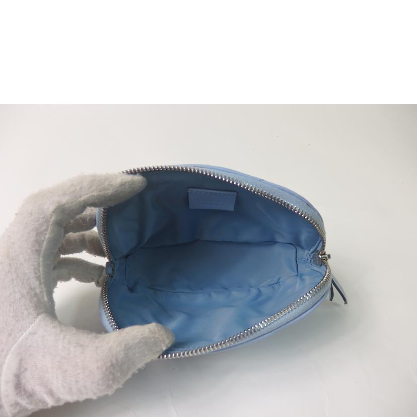 GUCCI グッチ/GGマーモントコスメティックケース/水色/625544//0416/Aランク/84