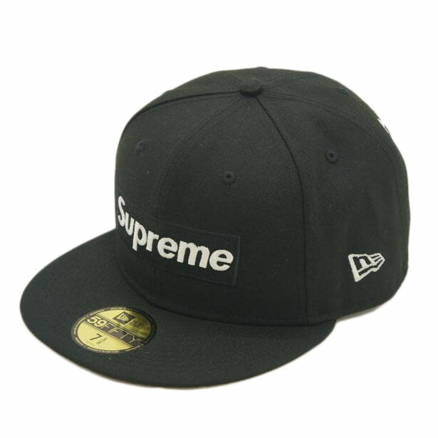 SUPREME x NEWERA シュプリームxニューエラ/チャンピオンズボックスロゴキャップ BLK/WHT//ABランク/09
