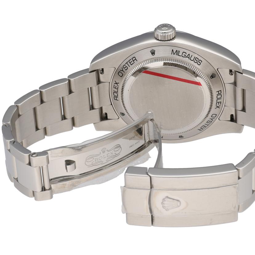 ROLEX ロレックス 腕時計 2008年頃製造 黒文字盤 ステンレス メンズ/ミルガウス・ブラック/V番/116400//V08**********/SAランク/75