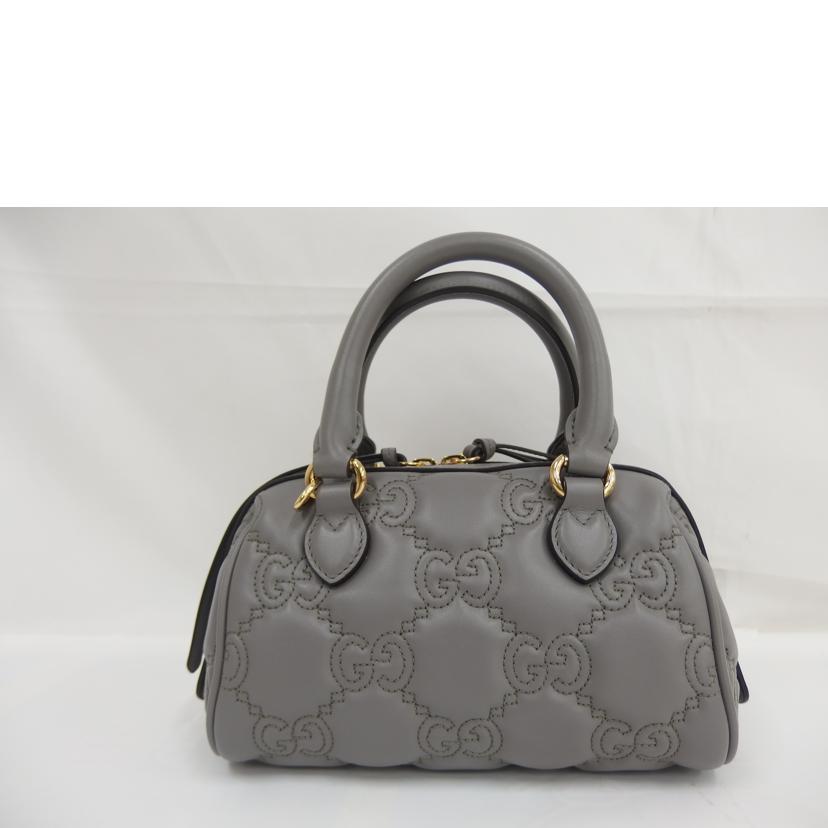 GUCCI グッチ/GGマトラッセミニ2WAY/グレー/702251//213***/Aランク/82