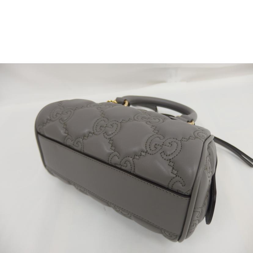 GUCCI グッチ/GGマトラッセミニ2WAY/グレー/702251//213***/Aランク/82