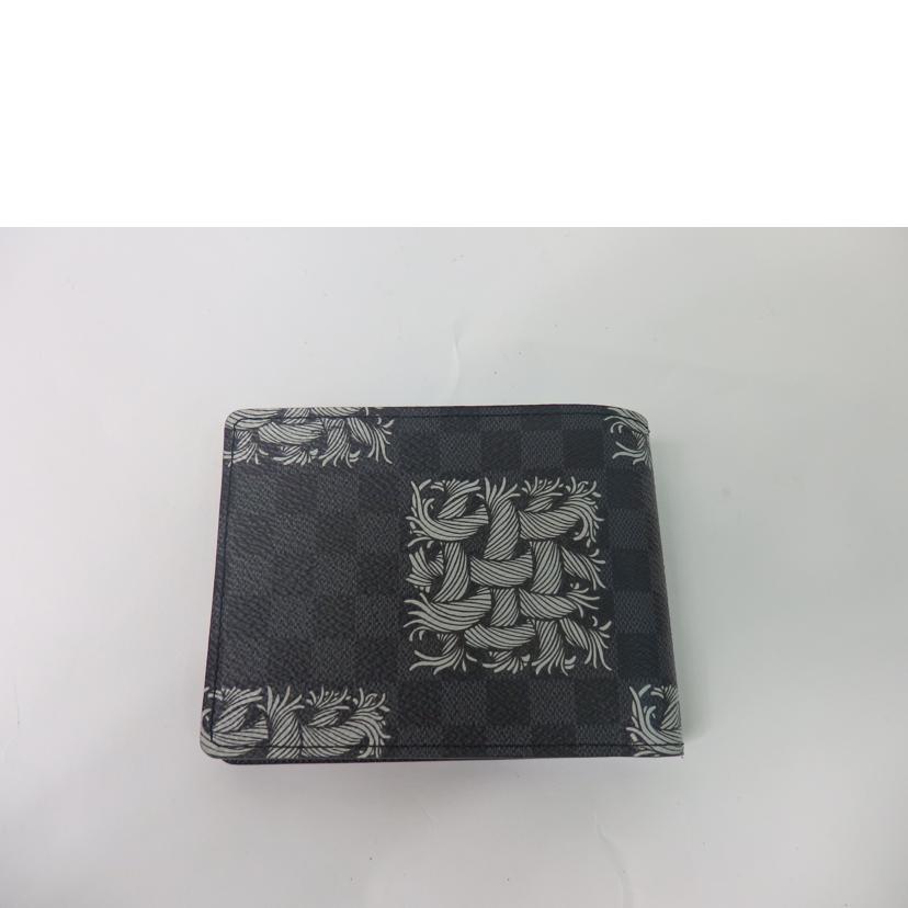 LV ルイヴィトン/ポルトフォイユ・ミュルティプル/グラフィット/クリストファーネメス/N61212//MI3105/SAランク/84