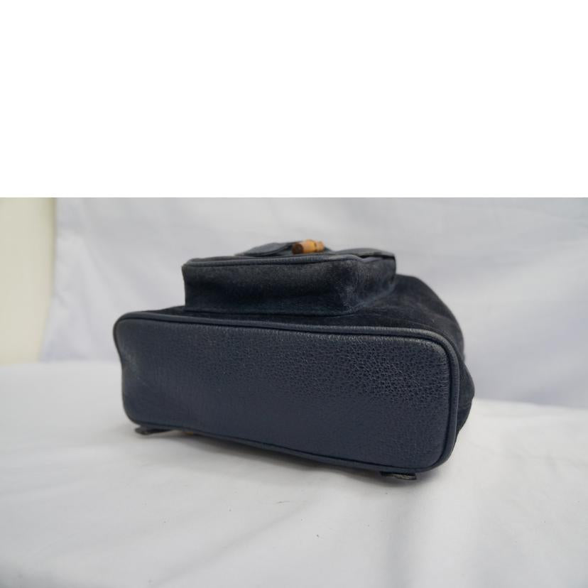 GUCCI グッチ/バンブーリュック NVY-S/003・2034・0030//Bランク/07