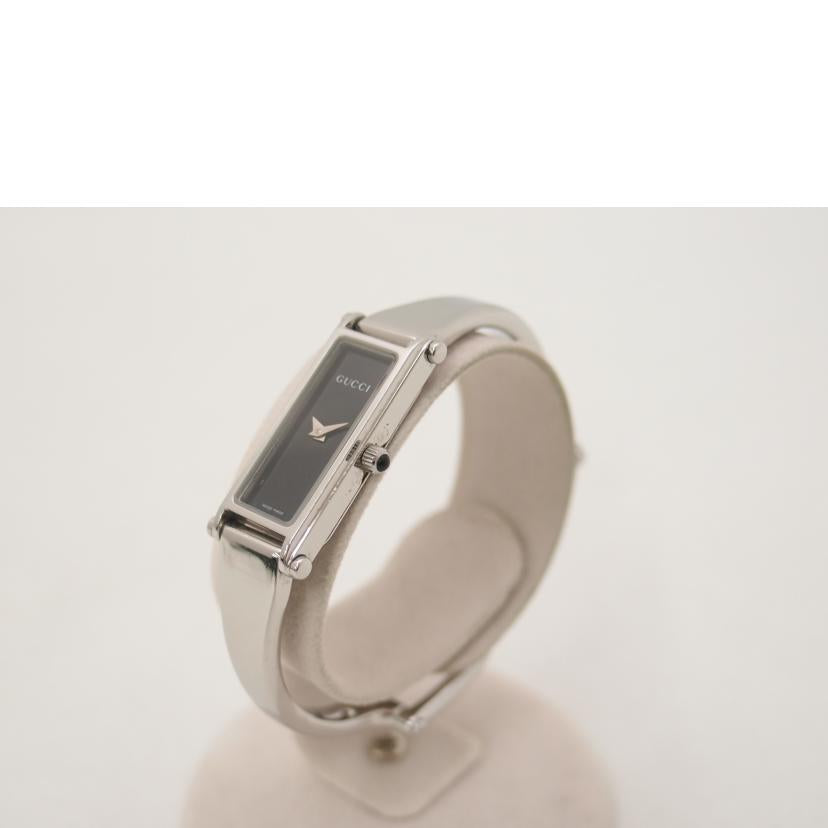 GUCCI グッチ 腕時計 レディース/バングルウォッチ/ブラック文字盤/クォーツ/1500L//050****/Bランク/69