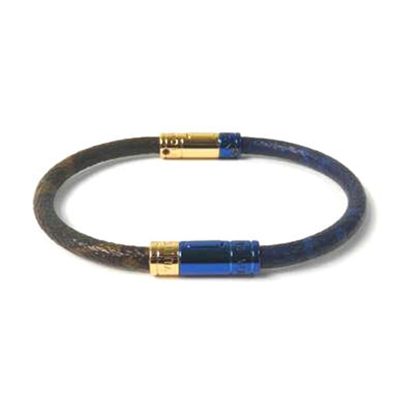 LV ルイヴィトン/ブラスレ・スプリット/モノグラム×ブルー/MP039E//BC1117/ABランク/84