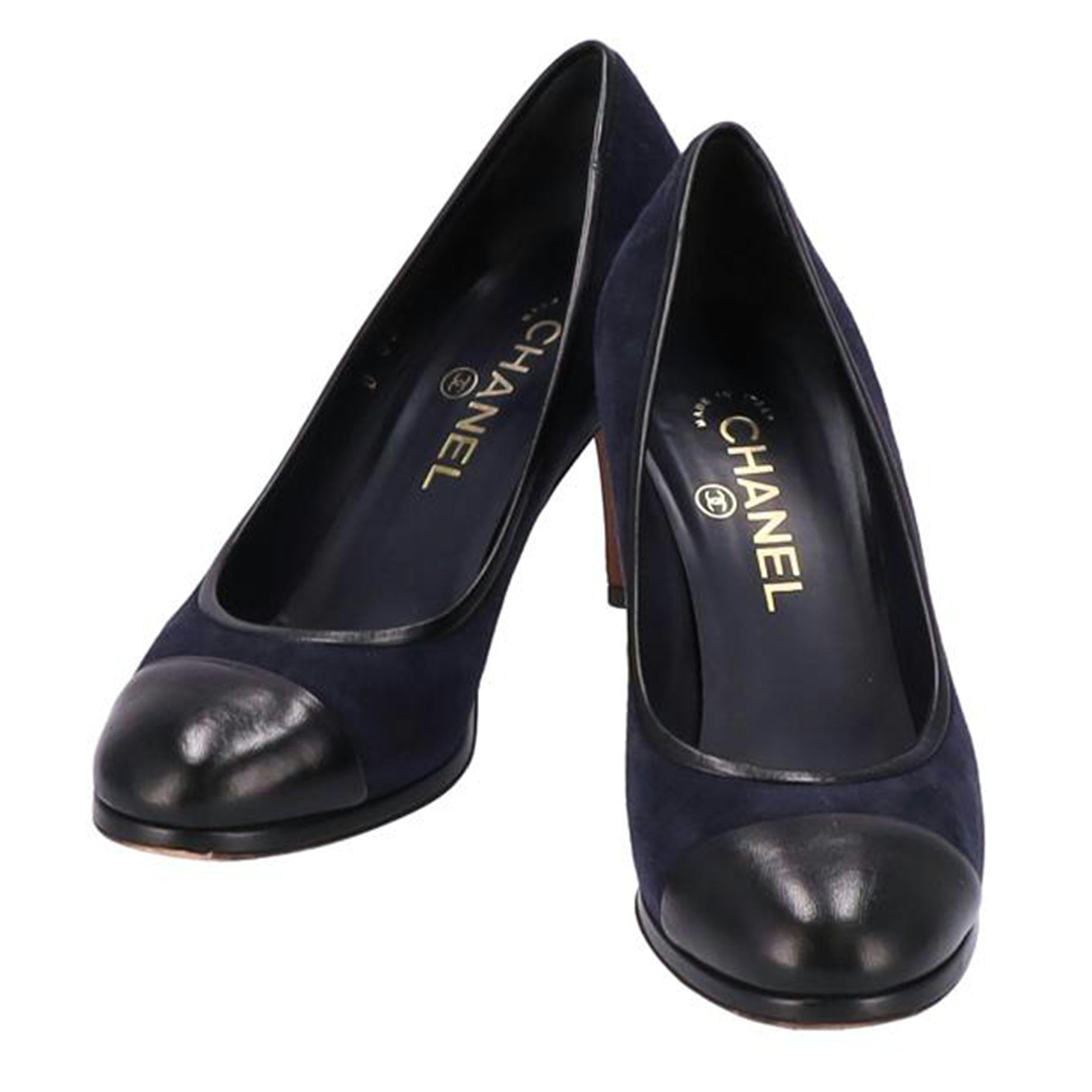 CHANEL シャネル/CHANEL スエードレザーパンプス#37 1/2//#37 1/2/Bランク/75