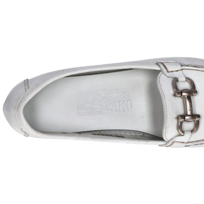 Ferragamo フェラガモ/フェラガモ スムースレザークラシックローファ/#5/ホワイト/SN26530//#5/ABランク/75