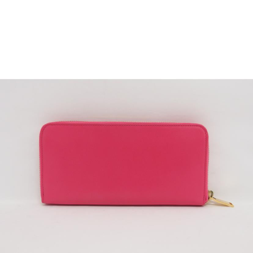 SAINT LAURENT サンローラン/ラウンドファスナー長財布 /ピンク/315859//Aランク/04