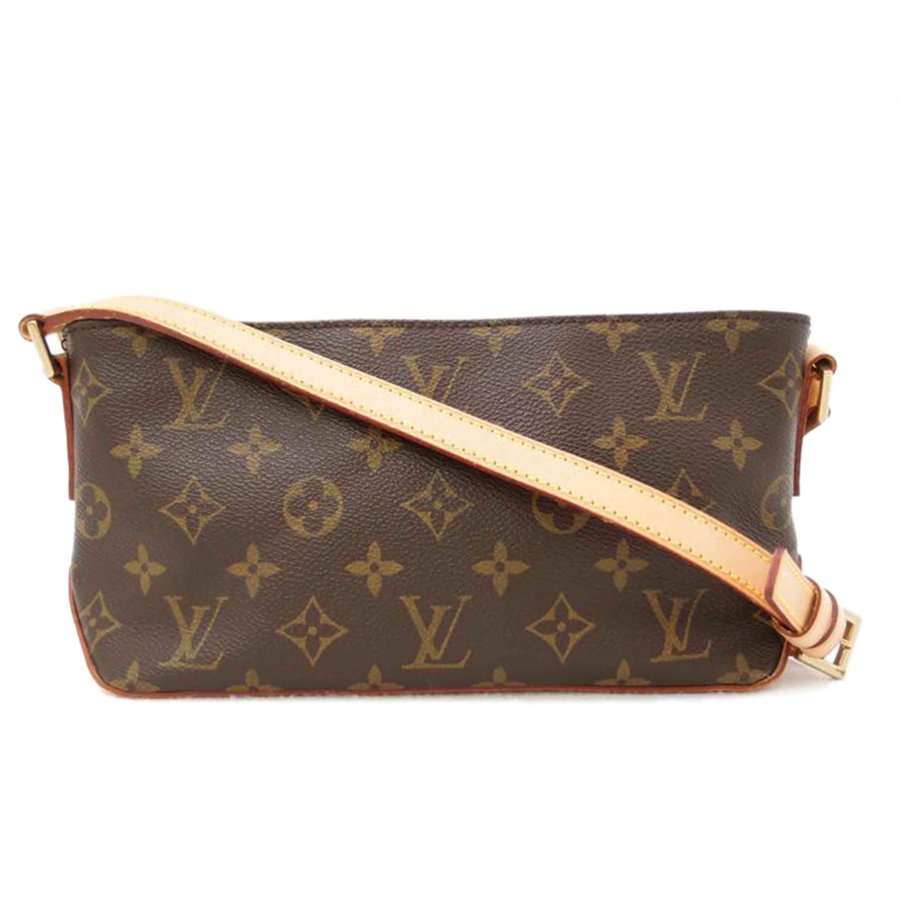 LOUIS VUITTON ルイヴィトン ルイ・ヴィトン ビトン ショルダーバッグ ブラウン メンズ レディース 定番 人気 LV 斜め掛け 肩がけ/トロター/モノグラム/M51240//AR0***/Aランク/69